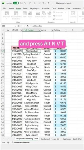 How to filter data in Excel using slicers and timelines!