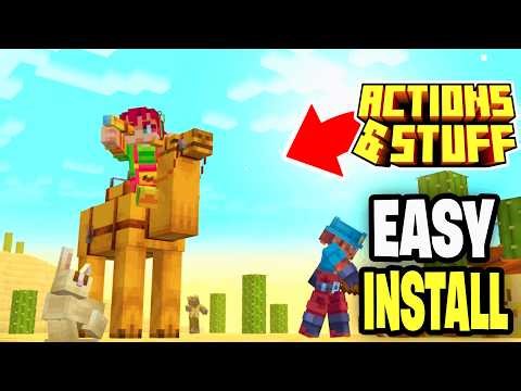 How To Download Actions And Stuff For Minecraft Java! - Tutorial