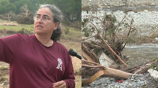 Ingram RV park devastated as floodwaters sweep away more than two dozen mobile homes