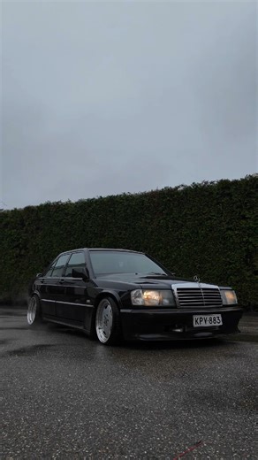 check out the full video on the mercedes 190E