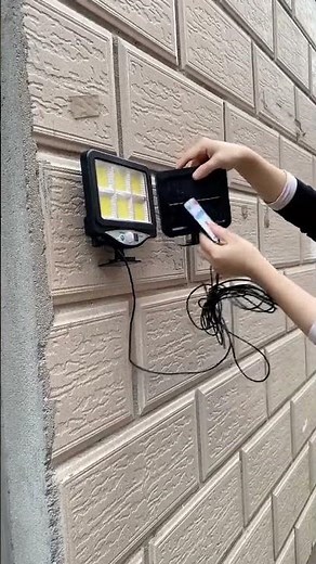 Indoor Solar Motion Wall Lamp Split Design for Easy Installation