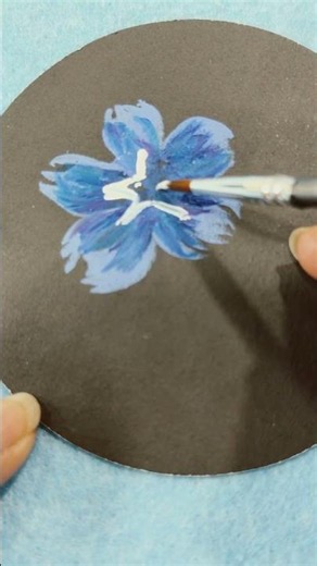 "Forget me not" watercolors tutorial please like and subscribe🙏#shorts #art#painting #tutorial