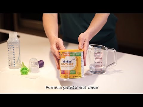 How to prepare infant formula from powder