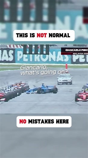 Giancarlo Fisichella Made A Mistake