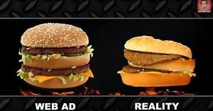 Fast Food ADS vs REALITY