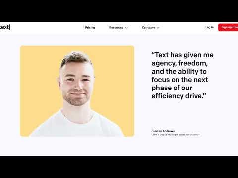 Text com App Bewertung (2025)