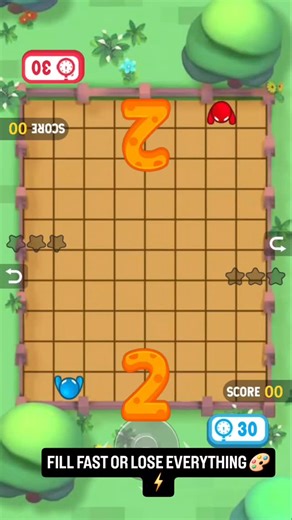 𝗙𝗜𝗟𝗟 𝗙𝗔𝗦𝗧 𝗢𝗥 𝗟𝗢𝗦𝗘 𝗘𝗩𝗘𝗥𝗬𝗧𝗛𝗜𝗡𝗚 🎨⚡ This game is all about speed and control 😱 One wrong move and your path is blocked ❌ Can you finish the board in time? 👀👇 Comment YES if you’d try it 💬 #brushfast #mobilegames #casualgaming #gamereels #puzzlegame #reflexgame | Just games club