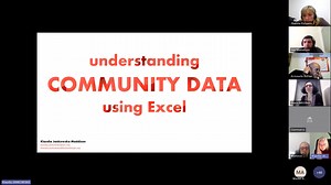 Understanding Community Data Using Excel: #1