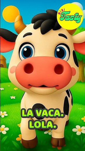 Canción La vaca Lola 🐮 | Letras y animación HD