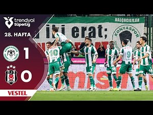 Vestel | Konyaspor (1-0) Beşiktaş - Highlights/Özet | Trendyol Süper Lig - 2024/25