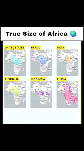 The True Size of Africa 🌍 | Map Comparison That Will Shock You