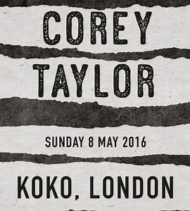 Corey Taylor lansează colecţia de reprezentaţii acustice "Live in London"