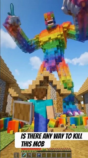 How to defeat a rainbow monster 👺