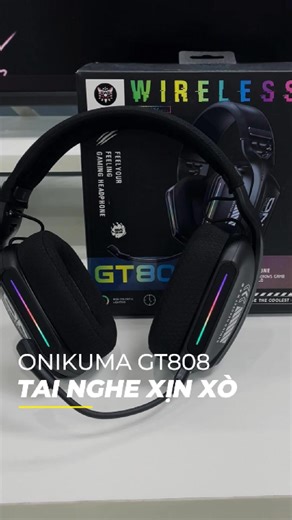 🎧 Tai nghe quốc dân 2025 gọi tên ONIKUMA GT808! 💥⚡ 3 chế độ kết nối – chơi mượt mọi thiết bị🔋 Pin 18h, độ trễ chỉ 20ms – không delay, không miss shot🎤 Âm cực rõ, bass cực đã – chiến game cực sung!🔥 Đỉnh cao trải nghiệm âm thanh – giá vẫn cực chill!📌 https://s.shopee.vn/8AIpA1Zazo#ONIKUMA #GT808 #TaiNgheGaming #BluetoothHeadset #GamingGear #LowLatency #GameThủ #Sidotech | Sidotech - Office & Gaming