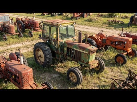 “ASMR | Restoring a Rusty John Deere 4020 (1970) – Vintage Tractor Transformation!”