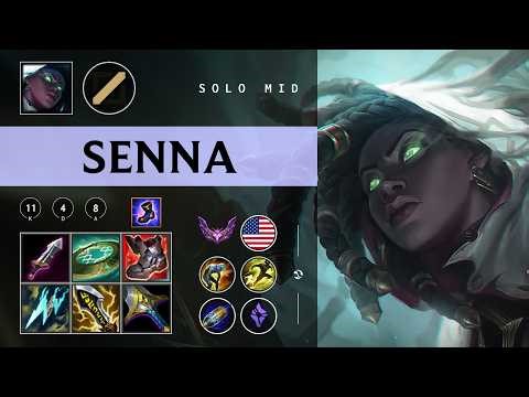 Senna Mid vs Qiyana - NA Master Patch 26.04