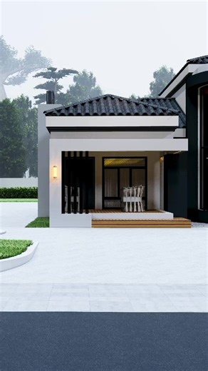 5 Bedroom Modern Double storey plan. This is a Revision design from one of my other designs which had 3 bedrooms. This one has 5 bedrooms 4 bathrooms. #homedesign #houseplan #doublestorey #fypviralシ