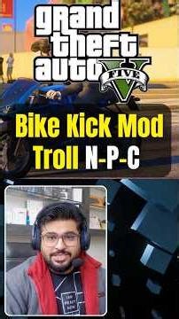 GTA 5 Bike Kick Mod 😱 | Troll NPC Techno Gamerz Style | Install Guide