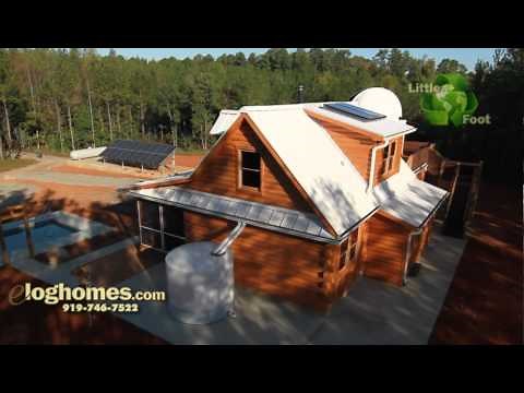 eLoghomes Presents "Little Foot": Energy Efficient Log Homes