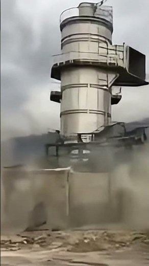Giant Industrial Tower Demolition 💥 Massive Collapse