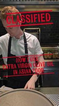 This is how I use EVOO in Asian Cooking#chef #pan #evoo #australianchef #finedining #asian