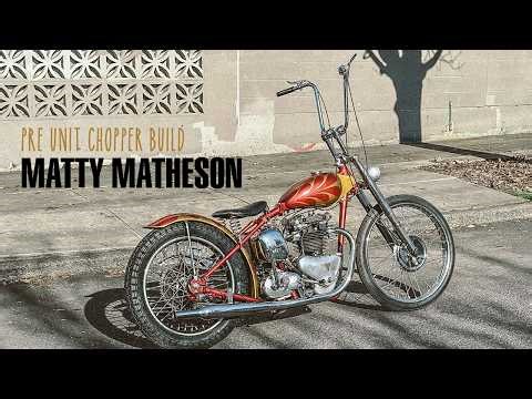We Built A Triumph Chopper For Matty Matheson