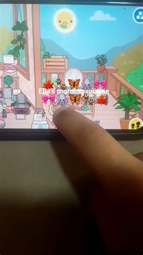 Ella's morning routine🍁🐾🦋🐡🐚🎀