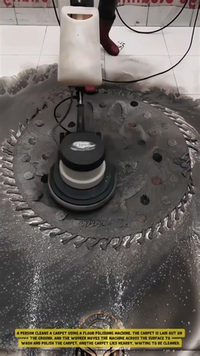 Circular Metal Surface Cleaning using Rotary Floor Scrubber Machine – Good Tools and Machinery