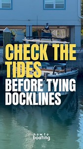 47K views · 54 reactions | CHECK the TIDES before tying DOCKLINES: If you need to gain confidence docking to keep everyone safe on your boat ️, DM us for more info on private boating instruction ‍✈️ #howtoboating #howto #boating #boat #tides #dock #docking #marina #boat #boats | How to boating | Facebook