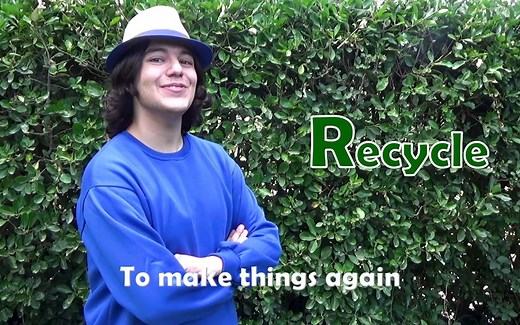 英文儿歌: 减量化、再利用、再循环  Reduce Reuse Recycle Song by Kicles