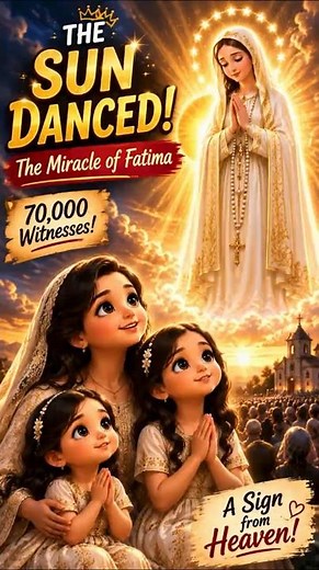 The Miracle of Our Lady of Fatima 🌞🙏 | 70,000 Witnesses l Apparation #2