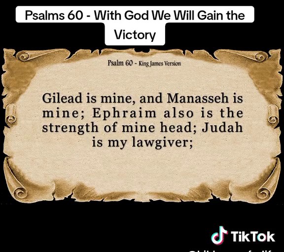 Psalm 60 - With God We Will Gain the Victory. #psalms60 #psalm60 #victory #everydaywithgodiseverydayinvictory #godisvictorious #psalms106 #givethanks #Godisgood #psalms #glory #powerfulpsalms #Godiswithus #God #biblequotes #psalmsoftheday #fypbibletok #fypbible #fypbibleverses #godfightsforme #Angels #jesuslovesyou #blesstheLord #healing