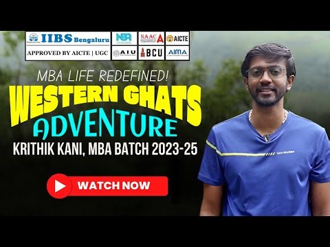 MBA Life Redefined! | Krithik Kani | MBA Batch 2023-25 | IIBS Bengaluru