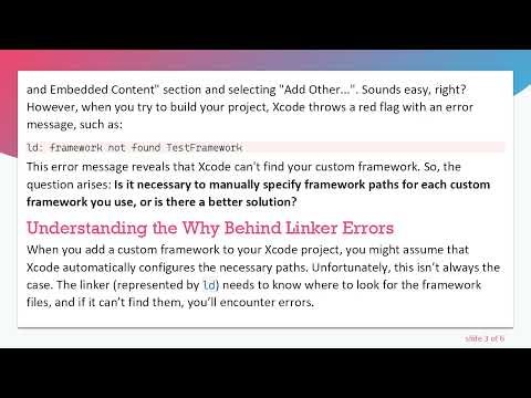 Do I Manually Have to Set Framework Paths in Xcode 11.5?