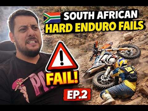 South African Hard Enduro Fails EP2 | Noobs Reaction