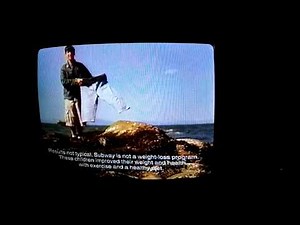 Subway 2004 Kids Commercial (w/ Jared Fogle)