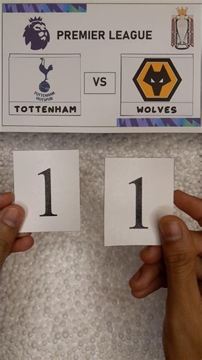 EPL: Tottenham vs Wolves score result 1-1 #tottenham #wolves #epl