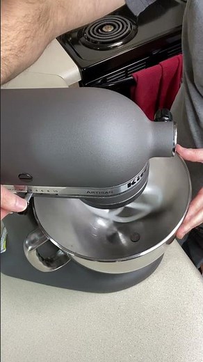 KITCHENAID HEIGHT ADJUSTMENT | Dime Test #Shorts #kitchenaidmixer #kitchenaidstandmixer