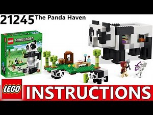 How to Build 21245 The Panda Haven 2023 | LEGO MINECRAFT Instructions