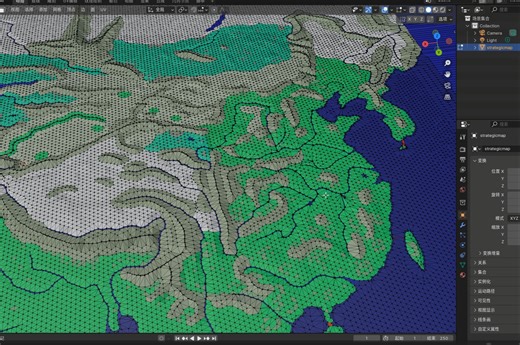 骑砍1战团mod开发-使用MapEditor++&Blender导入导出大地图