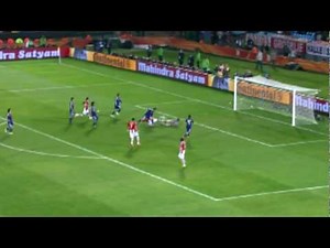 「パラグアイ 0(5PK3)0 日本」 決勝Tﾊｲﾗｲﾄ 2010