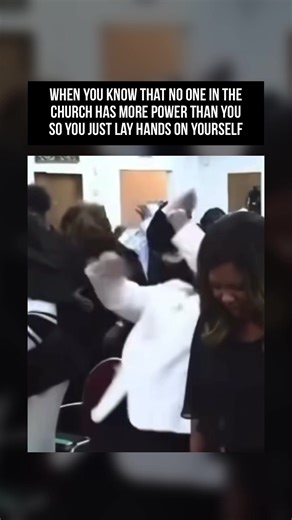 When you know that no one in the church has more power than you so you just lay hands on yourself | Chris Harris Sr.