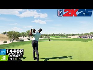 PGA TOUR 2K25 I RTX 4070 + i5 13500 I 1440p Ultra Settings + DLSS I Benchmark Test