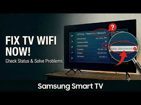 How to Check Wi-Fi Network Status on Any Samsung Smart TV and Fix Connection Problems