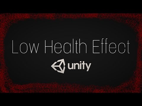 Low Health Effect + Sound in Unity | Beginner Tutorial