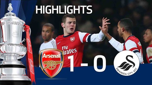 Arsenal 1-0 Swansea - Wilshere goal and full highlights | The FA Cup 3rd Round Replay 2013