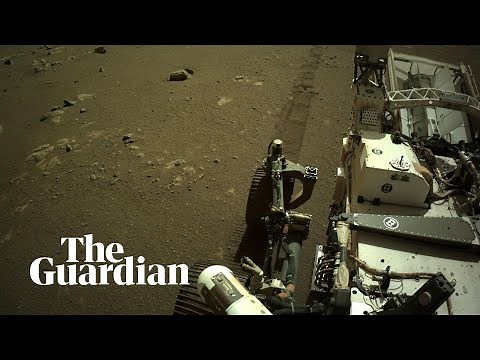 Perseverance rover sends back first ever recording of driving on Mars