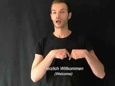 Gebärdensprachkurs (DGS) 1. "Begrüßung"