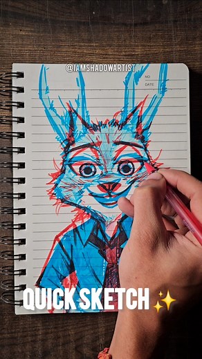 Nick & Judy✨️, Try This With 3D Glasses 👓 (Zootopia) #zootopia #shorts #anime