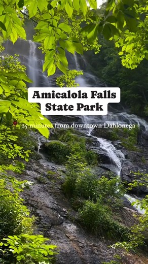 Looking for your next adventure? 🗺️ Amicalola Falls State Park is only 25 minutes from downtown Dahlonega and packed with epic views, hiking trails, and the tallest cascading waterfall in the Southeast. 🥾 While you stay in Dahlonega, don't forget to check out this amazing natural landmark! | Discover Dahlonega, Georgia